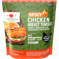 Natural Spicy Chicken Tenders Front Natural Spicy Chicken Tenders Front