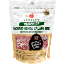 Applegate Organic Genoa Salami Bites Front Applegate Organic Genoa Salami Bites Front