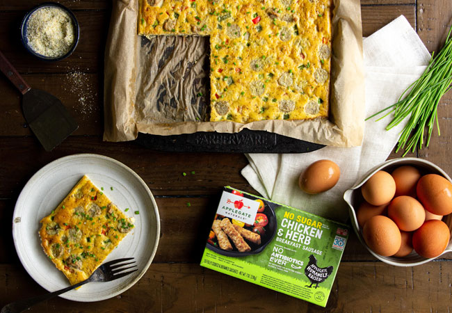 Sheet Pan Sausage Omelet Recipe Sheet Pan Sausage Omelet Recipe