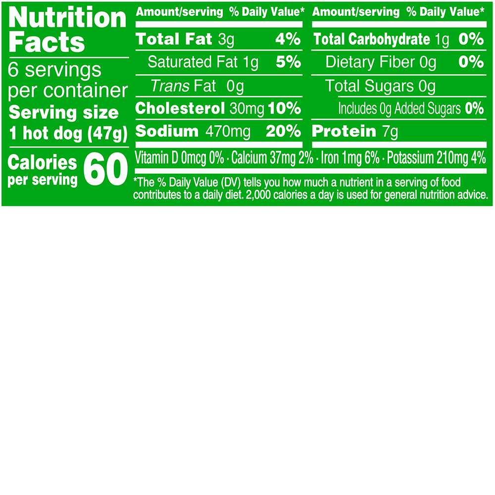 Applegate Organics® The Great Organic Uncured Turkey Hot Dog™